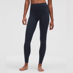 Lululemon Wonder Under 28” Navy Blue Leggings